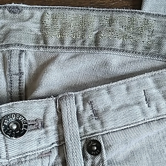 MADEWELL skinny skinny jeans lt. gray denim 26x32 - Picture 3 of 8
